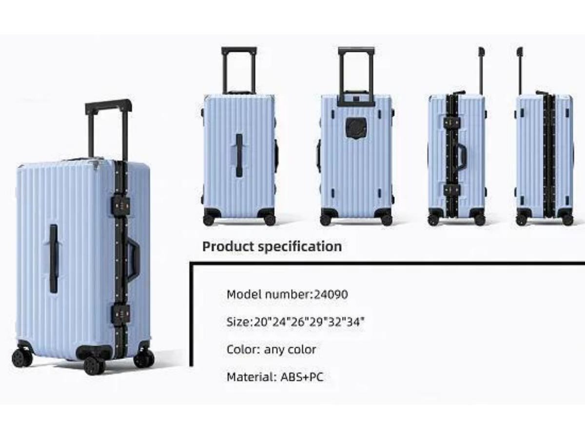 ABS and PC frame luggage