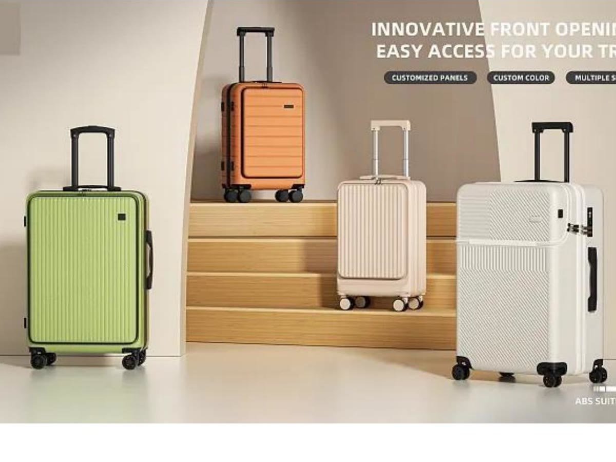 Front-opening luggage